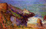 Rocks on the breton coast 1888